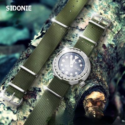 ► ไนลอนเข้ารหัสสายนาฬิกาผู้ชายสำหรับ Rolex Omega Tudor Seiko สร้อยข้อมือนาฬิกาผ้าใบ 20 มม. 22 มม.