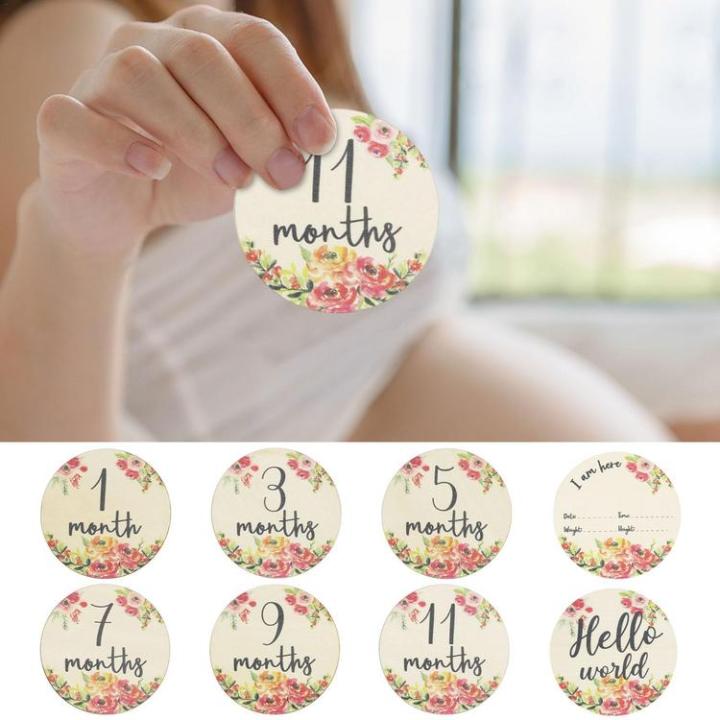 wooden-baby-milestone-cards-printed-baby-monthly-milestone-cards-baby-announcement-cards-photo-prop-milestone-discs-baby-growth-and-pregnancy-growth-cards-cosy