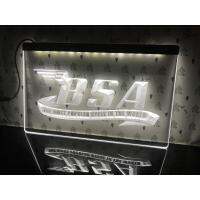 Bsa รถจักรยานยนต์รอบ LED นีออน Sign-3D แกะสลักผนังศิลปะสำหรับบ้าน,ห้อง,ห้องนอน,สำนักงาน,บ้านไร่ตกแต่ง