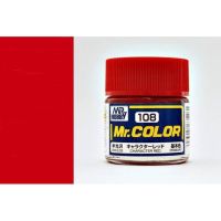 สีสูตรทินเนอร์ Mr.Hobby สีกันเซ่ C108 Character Red Semi-Gloss 10ml