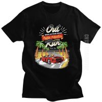 Out Run T-Shirt Men Soft Cotton Classic 80s Retro Arcade Game Tshirt Racing Adventure OutRun Tee Shirt Vintage Clothing QM6V