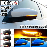 สำหรับ Volkswagen VW Polo MK5 6R 6C 2009 - 2016 2017 LED แบบไดนามิกไฟเลี้ยว Flasher น้ำไหล Blinker กระพริบ Light