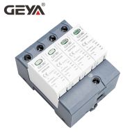 GEYA GSP9 4ขั้วโลกป้องกันไฟกระชาก20KA-40KA SPD AC275V AC385V 400โวลต์440โวลต์ SPD บ้านป้องกันไฟกระชาก1จุด N Din R Ail