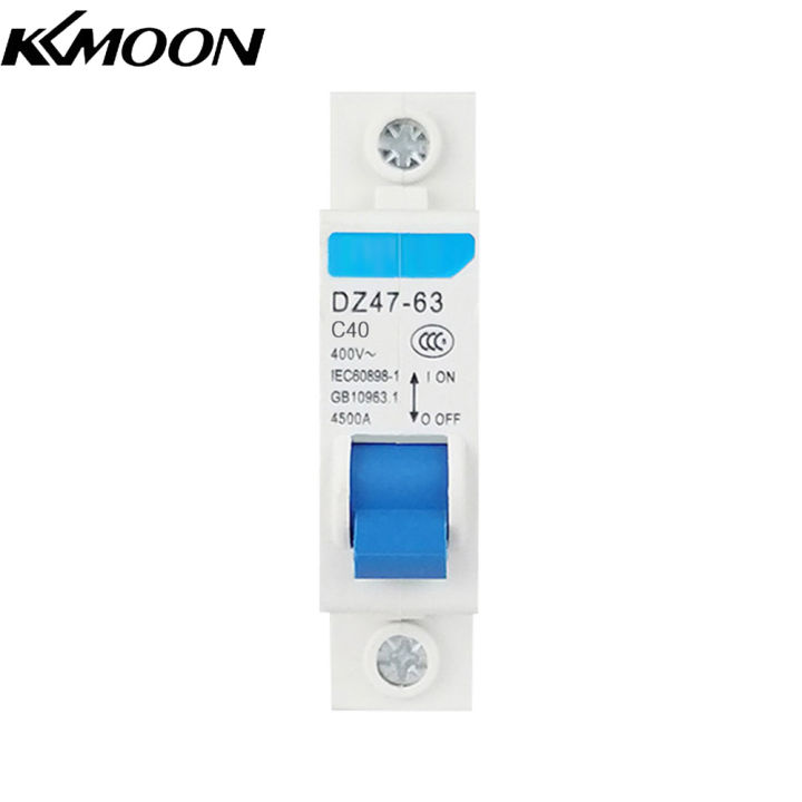 kkmoon-ขนาดเล็กที่เหลือในปัจจุบันตัดวงจร1ขั้วโลก400โวลต์ครัวเรือนไฟฟ้าป้องกันการรั่วไหลราง-din-การติดตั้ง-dz47-63