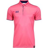 Warrix เสื้อโปโล แขนสั้น WA-3326-ชมพู-กรมท่า-PD ( WA-3326-PD )