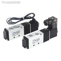 ❈ 4V110-06 1/8 Air Solenoid Valve 5/2Way Pneumatic Valve 5 Port 2 Position Gas Electric Magnetic Valves DC12V 24V 110V 220V