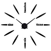 ZZOOI New fashion 3d wall clock reloj de pared quartz watch brief diy clocks living room large stickers decorative horloge murale