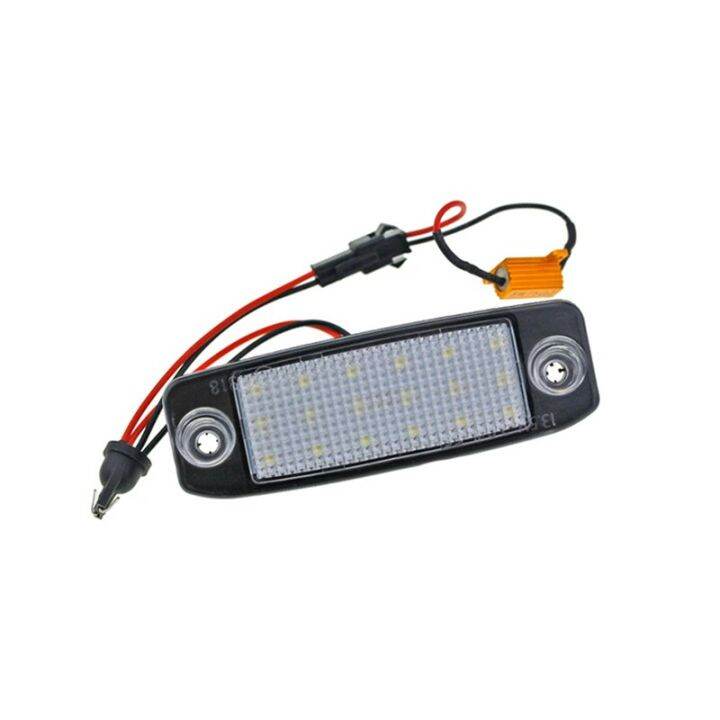 โคมไฟกรอบตัวเลข18led-สำหรับ-kia-sorento-r-sorento-mx-2010-2015ไฟป้ายทะเบียนรถยนต์มีความต้านทาน