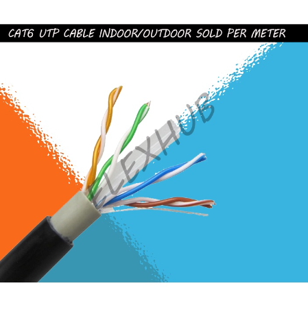 UTP Lan Cable Cat6 Cat6E Sold Per Meter | Lazada PH