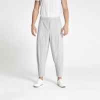 COD ✻ The Neonatal Shop34uilk9iy [Miyake Pleated] Miyake Pleated Mens Skinny Pants 2021 Summer Loose Narrow-Leg Harem Slimmer Look Large Size