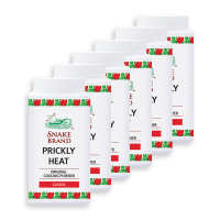 [ส่งฟรี!!!] ตรางู แป้งเย็น กลิ่นคลาสสิค 50 กรัม แพ็ค 6 กระป๋องSnake Brand Prickly Heat Cooling Powder Classic 50g x 6 Pcs