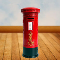 Retro Piggy Bank Britain London Mailbox Saving Box For Coin Travel Souvenir Home Decor Gift Craft 18CM Jar Money Box