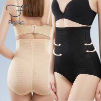 【LZ】 Flarixa cintura alta barriga plana moldar calcinha das mulheres sem costura barriga levantador barriga emagrecimento roupa interior mais tamanho do corpo shaper