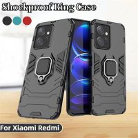 เคสโทรศัพท์สำหรับ Xiaomi Redmi Note12 Note12 Pro Plus X5Pro PocoX5Pro PocoX5 X5 4G 5G เคสขาตั้งยึดในรถเกราะฝาหลังแข็ง Poco