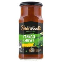 มาใหม่? ชาร์วูด แมงโก้ ชัทนีย์ Sharwoods Green Label Mango Chutney 227g