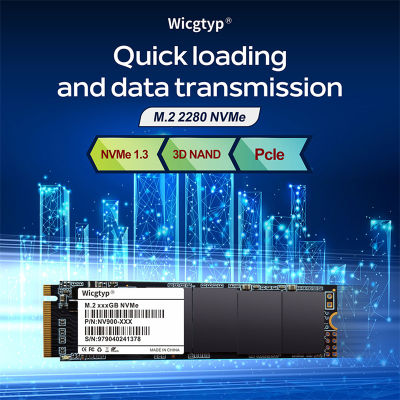 Wicgtyp M2 SSD NVME 512GB 256GB 128GB 1TB Solid State Drive M.2 2280 PCIe Internal Hard Disk For Laptop Desktop ssd NVMe M2 1TB