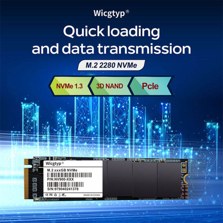 Wicgtyp SSD M2 NVME 1TB 512GB 256GB 128GB M.2 2280 PCIe Solid State