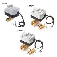 【Best-Selling】 3RT LLC AC220V DN15 DN25 DN20วาล์วมอเตอร์2ทาง3ทองเหลืองตัวกระตุ้นไฟฟ้าพร้อมสวิทซ์เชื่อมต่อขยายอุปกรณ์