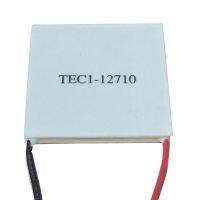 【✇】 Techmanistan 1ชิ้น TEC1-12710ฮีทซิงค์ควบคุมอุณหภูมิเย็น Peltier แผ่นโมดูลไม่มีเสียงรบกวน