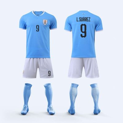 ✺  2022 Uruguay football clothing customization suarez World Cup jersey sport suit male children training printing