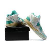 Hot Sale 【Original】 ΝΙΚΕ Kyri- 8 White Green Fashion Basketball Shoes {Free Shipping}