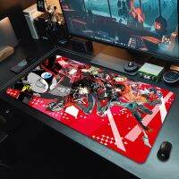 Persona 5 เกม Mausepad Mousepad แผ่นรองเมาส์ เกมคอมพิวเตอร์ล็อคขอบแผ่นรองเมาส์ 90x40 ซม