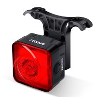 ☒☍♣ TOPRIDER Bike Smart Sensor Brake Tail Lights MTB Taillight Rechargeable Rear Light Bicycle Bike Light Cycle Bicycle Accessories