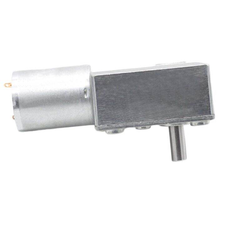 worth-buy-มอเตอร์เทอร์โบมอเตอร์แรงบิดสูงลดเกียร์หนอน-dc-6v-แบบย้อนกลับได้2-6-10-18-40-160rpm-มอเตอร์เกียร์ไฟฟ้า
