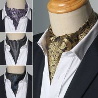 High-end ZARAˉ Mens British retro scarf winter business suit shirt tie scarf banquet dress gentleman high-end silk scarf