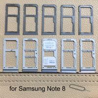 สำหรับ Samsung Galaxy Note 8 N950 N950FD N950F N950W N950U โทรศัพท์เดิมใหม่ที่ใส่ซิมการ์ดอะแดปเตอร์แบบถาดใส่การ์ด Micro SD