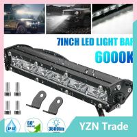 โคมไฟสปอตไลท์ไฟบาร์ Led 7 "18W 3600lm ไฟตัดหมอกขับรถ6000K ยานพาหนะออฟโรดรถบรรทุกรถยนต์4wd【fast】