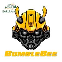 EARLFAMILY 13เซนติเมตรกันน้ำอะนิเมะสติกเกอร์รถสำหรับหม้อแปลง Bumblebee Peeker กันชนลำต้นสติ๊กเกอร์ไวนิลรถห่อ