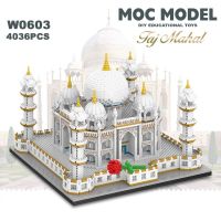 Mughal Architecture Model MOC Bricks MINI City Taj Mahal Palace House Building Block Street View Decoration Boys Kids Toy Gifts