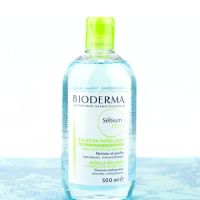 BIODERMA Sebium H2O 500 ml. คลีนซิ่งเช็ดหน้าสำหรับผิวผสม-ผิวมัน มีสิว