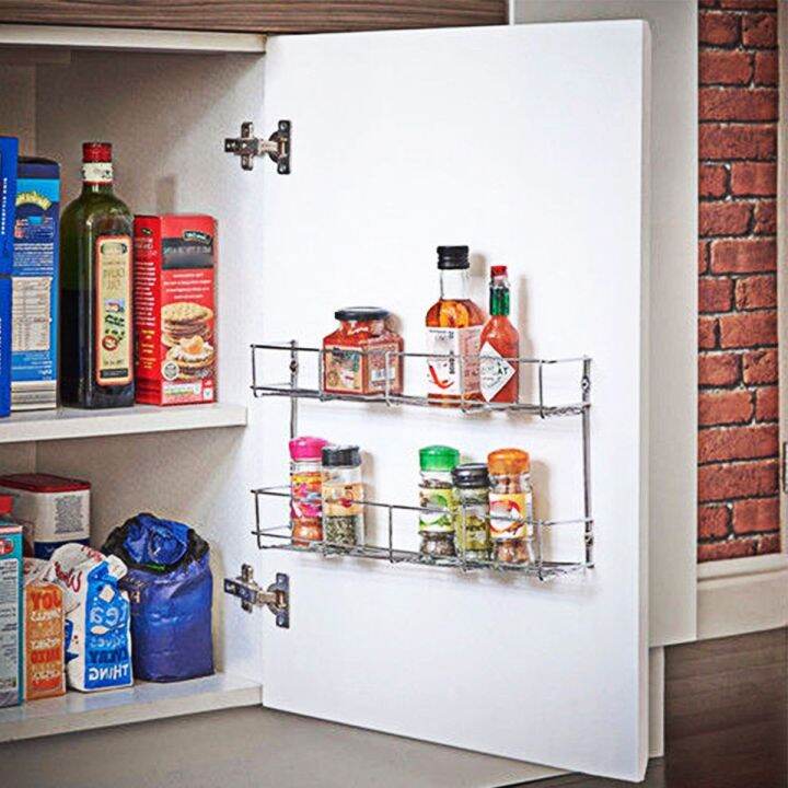 kitchen-spice-rack-cabinet-shelf-organizer-storage-wall-mount-holder-closet-organizer