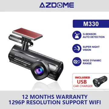 AZDOME M17 WiFi Dash Cam APP 1080P FHD DVR Car Driving Recorder 3inch IPS  Camera