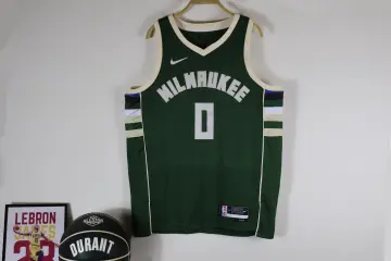 NWT Men's NBA Milwaukee Bucks Donte Divincenzo Nike Swingman Green Jersey