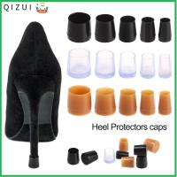 QIZUI 1 pair ใหม่ กันกระแทก กันลื่น Silencer Heel Protector ส้นรองเท้า Antislip High Heeler ทรงกลม