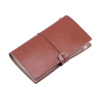 2022 Plan A6 Notepad Diary Book Business Loose-Leaf Notebook Retro Hand LEDger 200X120mm