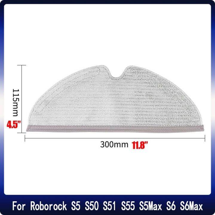 แผ่นซับผ้าซักได้สำหรับ-s5-mijia-roborock-s6บริสุทธิ์สูงสุด-s6-maxv-s5-s51-s50-s55-e25-e35เครื่องดูดฝุ่นหุ่นยนต์อะไหล่