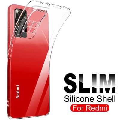 Crystal Clear Silicone Soft Clear Case For Xiaomi Redmi Note 11 SE 11S 11T 11E 10 10S 10T Pro 10A 10C 9 9A 9C Ultra Thin Cover