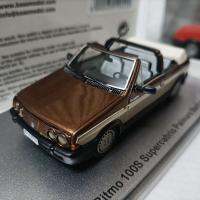 แม่พิมพ์รูป1:43เฟียต100S Bertone 1985โมเดลโลหะแปลงสภาพของเล่นของตกแต่งสำหรับงานอดิเรกงานอดิเรกของผู้ใหญ่