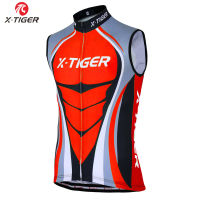 X-Tiger 100 Polyester Sleeveless Cycling Vests Summer Mountain Bicycle Clothing Ropa Maillot Ciclismo Quick-dry Bike Clothes