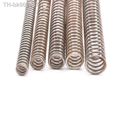 ﹊☜ 1/2pcs Compression Spring 304 Stainless Steel 0.8 1 1.2 1.5mm Wire Dia Y Type Long Spring 6-25mm Outer Dia 305mm Length