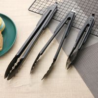 【jw】❁☊✷  Handle Food BBQ Tongs Clip Buffet Serving Clamp Tableware Utensils Accessories