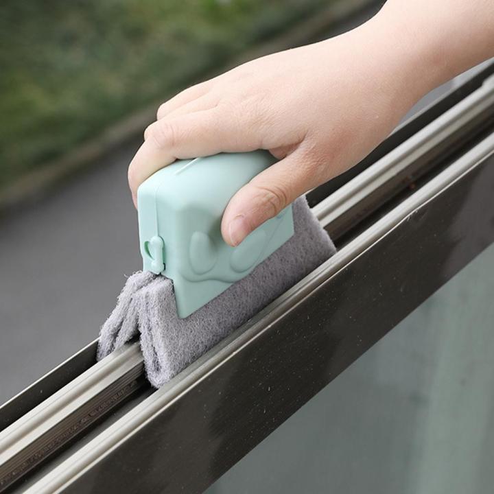 Cleaning Window Brush With Crevice Brush, Window Sill Cleaner Tool