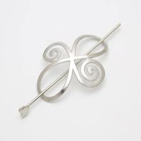 Delysia King Women Trendy Geometric Hairpin Barrette Alloy Slide Clip Simplicity Shawl Pin