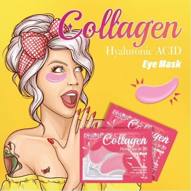 Eye Patch for Eye Bags Eyebag Remover Hyaluronic acid Moisturizing