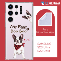 HI-SHIELD Stylish เคสใสกันกระแทก Samsung รุ่น Dog3 [S22ultra , S23ultra]