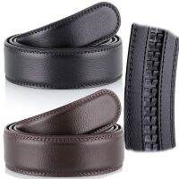 Luxury Mens Automatic Buckle Belts Fashion PU Leather Waist Strap No Buckle Belt Black Brown Male High Quality Jeans Waistband